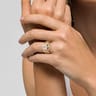 14K Yellow Gold Diamond Matching Wedding Band - 0.08 ct