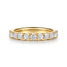 14K Yellow Gold Diamond Matching Wedding Band - 0.8 ct