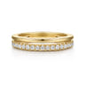 14K Yellow Gold Diamond Matching Wedding Band - 0.3 ct