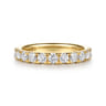 14K Yellow Gold Diamond Matching Wedding Band - 0.8 ct