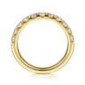 14K Yellow Gold Diamond Matching Wedding Band - 0.8 ct