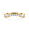 14K Yellow Gold Diamond Matching Wedding Band - 0.3 ct