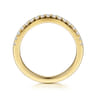 14K Yellow Gold Diamond Matching Wedding Band - 0.3 ct