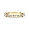 14K Yellow Gold Diamond Matching Wedding Band - 0.3 ct
