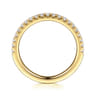 14K Yellow Gold Diamond Matching Wedding Band - 0.3 ct