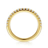 14K Yellow Gold Diamond Matching Wedding Band - 0.3 ct