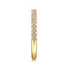 14K Yellow Gold Diamond Matching Wedding Band - 0.3 ct
