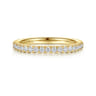 14K Yellow Gold Diamond Matching Wedding Band - 0.3 ct