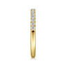 14K Yellow Gold Diamond Matching Wedding Band - 0.3 ct