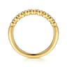 14K Yellow Gold Diamond Matching Wedding Band - 0.25 ct