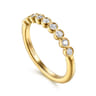 14K Yellow Gold Diamond Matching Wedding Band - 0.25 ct
