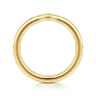 14K Yellow Gold Diamond Matching Wedding Band - 0.14 ct