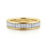 14K Yellow Gold Diamond Matching Wedding Band - 1.25 ct