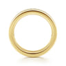 14K Yellow Gold Diamond Matching Wedding Band - 1.25 ct