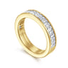 14K Yellow Gold Diamond Matching Wedding Band - 1.25 ct