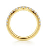 14K Yellow Gold Diamond Matching Wedding Band - 0.5 ct