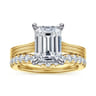 14K Yellow Gold Diamond Matching Wedding Band - 0.5 ct
