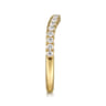 14K Yellow Gold Diamond Matching Wedding Band - 0.3 ct