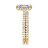 14K Yellow Gold Diamond Matching Wedding Band - 0.35 ct