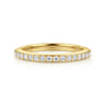 14K Yellow Gold Diamond Matching Wedding Band - 0.3 ct