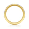 14K Yellow Gold Diamond Matching Wedding Band - 0.3 ct