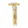 14K Yellow Gold Diamond Matching Wedding Band - 0.3 ct
