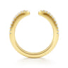 14K Yellow Gold Diamond Matching Wedding Band - 0.18 ct