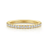 14K Yellow Gold Diamond Matching Wedding Band - 0.3 ct