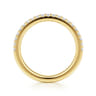 14K Yellow Gold Diamond Matching Wedding Band - 0.3 ct