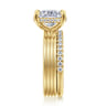 14K Yellow Gold Diamond Matching Wedding Band - 0.3 ct