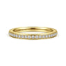 14K Yellow Gold Diamond Matching Wedding Band - 0.2 ct