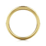 14K Yellow Gold Diamond Matching Wedding Band - 0.2 ct