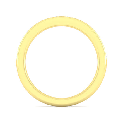 14K Yellow Gold Diamond Matching Wedding Band