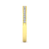 14K Yellow Gold Diamond Matching Wedding Band - 0.2 ct