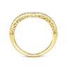 14K Yellow Gold Diamond Matching Wedding Band - 0.25 ct