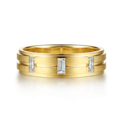 14K-Yellow-Gold-Diamond-Men's-Ring-in-Horizontal-Brush-Finish1