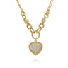 14K Yellow Gold Diamond Necklace - 0.5 ct