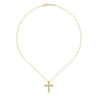 14K Yellow Gold Diamond Necklace - 0.14 ct