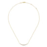 14K Yellow Gold Diamond Necklace - 0.25 ct