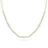 14K Yellow Gold Diamond Necklace - 1.53 ct