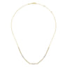 14K Yellow Gold Diamond Necklace - 1.53 ct