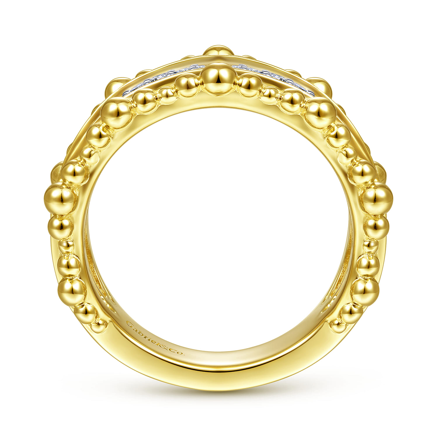 14k Yellow Gold Wide Band Bujukan [Ring Type]. SKU LR51773Y45JJ