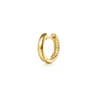 14K Yellow Gold Diamond Pave Huggie Earrings - 0.3 ct