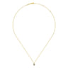 14K Yellow Gold Diamond Pendant Necklace - 0.05 ct