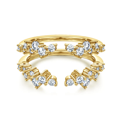 14K Yellow Gold Diamond Ring Enhancer