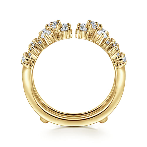 14K Yellow Gold Diamond Ring Enhancer - 0.65 ct - Shot 2