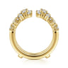 Enhancer Wedding Ring in 14k Yellow Gold with Round Natural Diamond at Gabriel & Co.