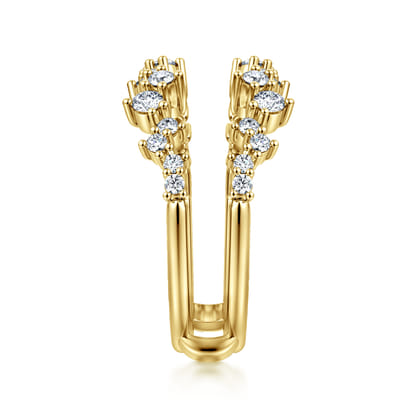 14K Yellow Gold Diamond Ring Enhancer