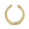 Enhancer Wedding Ring in 14k Yellow Gold with Round Natural Diamond at Gabriel & Co.