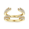 Enhancer Wedding Ring in 14k Yellow Gold with Round Natural Diamond at Gabriel & Co.